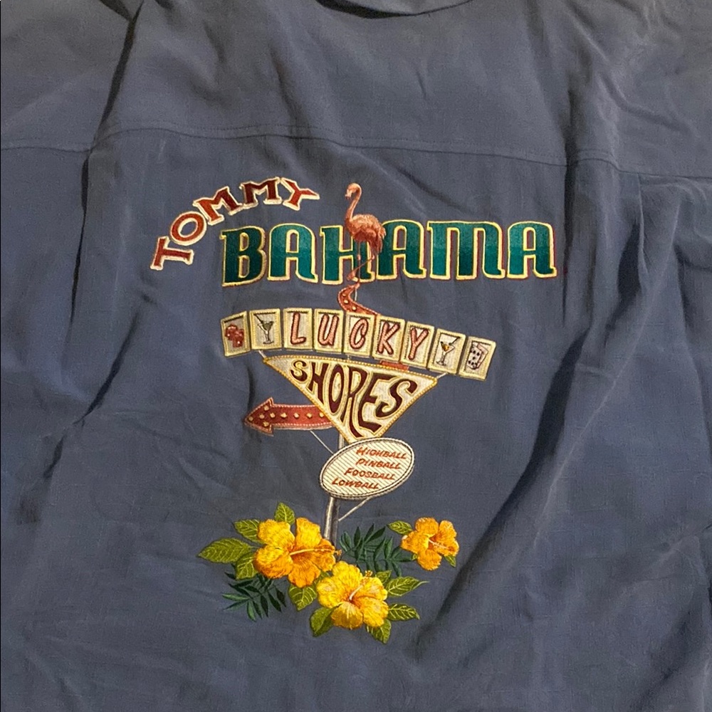Tommy Bahama Silk Blue Shirt